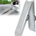 LIEKUMM 66" Folding Motorcycle Ramp, 440 lbs Heavy Duty Loading Ramp for Pickup Trucks, Portable Truck Ramp for Dirt Bike, Trailer, Lawn Mower