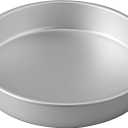 Wilton Aluminum Round Cake Pan, Bakeware for Layered Cakes, Durable, Even Heating, Rust-Resistant, Professional Quality, 10 in., Package May Vary