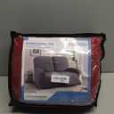 TAOCOCO Recliner Loveseat Slipcover, 6 Pieces Dual Recliner Sofa Covers for 2 Seat Dual Reclining Loveseat Couch, Stretch Soft Jacquard Pattern Furniture Protector with Elasticity (Burgundy)