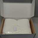 VALUXE Duvet Cover Set Twin Size 100% Cotton,White Waffle Weave Soft and Breathable 2 PCs Bedding Set (1 Duvet Cover and 1 Pillow Sham)