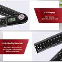 GemRed 82305 Aluminum Digital Angle Finder Protractor