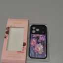 DEENAKIN for iPhone 17 Pro Case Cute,Aesthetic Floral Hard Shell,Compatible with Magsafe,Trendy Unique Cool Retro Western Coquette Protective Slim Phone Cover for Women Girls,Blooming Lotus