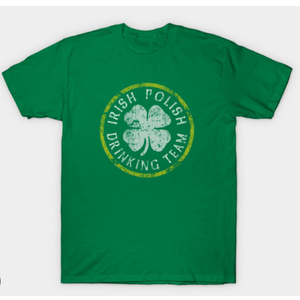 Connolly Irish Drinking Team St Patrick's Day Men Women T-Shirt, L
