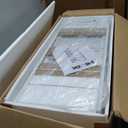 Himix 6 Tier Foldable Storage Shelves, Expandable Folding Bookshelf with Wheels, Changeable into 2 Shelf Units, Collapsible Adjustable Storage Rack Metal Shelves for Garage Kitchen, Basement, White