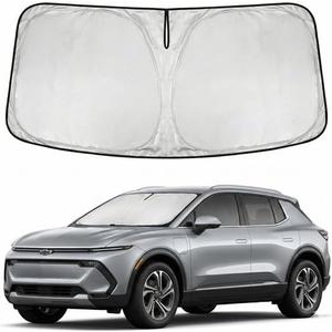 Windshield Sun Shade for Chevy Equinox EV 2025-2026 Sunshade Front Window Shade Custom Fit Equinox EV Accessories Sun Visor Foldable Shade Blocks UV Rays Accessories