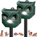 Ultrasonic Animal Repeller with LED Strobe Lights