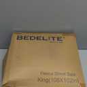 BEDELITE Flannel Sheets King Size Navy - Super Soft Fleece Sheets Set Fluffy Extra Plush, 4 Piece(Include Fitted Sheet, Flat Sheet, 2 Pillowcases)