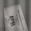 Tags with Elastic String Attached  #5, 4 3/4" x 2 3/8" Box of 100 Manila Paper Label Tags with Elastic Loop and Reinforced Hole