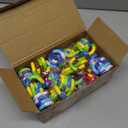 JOYIN 28 Pcs Valentines Day Twist & Spin Fidget Chains with Cards, Multicolored Fidget Toys for Stress Relief & Sensory Play, Valentines Kids Gifts with Cards Classroom Prize Party Favors