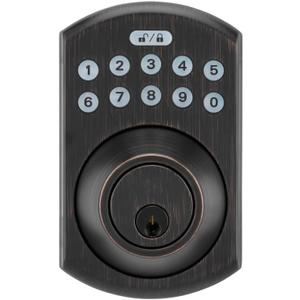 LockState RemoteLock Residential WiFi Deadbolt Smart Lock Tuscany Bronze 3505