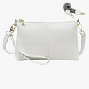 Small Crossbody Clutch Purses Bags for Women Wristlet Wallet Vegan Shoulder Handbags Guitar Strap + Leather Strap