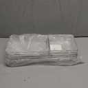 Criusia 6 Pcs Large Size Clear Drawer Organizer Set, Acrylic Non Slip Non Cracking Kitchen Drawer Storage Tray Divider, Multifunctional Storage for Cosmetics, Bathroom, Tools, Kitchen and Office