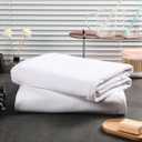 Mixweer 2 Pcs Oversized Bath Towels, 40 x 80 Inch Giant Microfiber Jumbo Bath Sheets Ultra Soft Bathroom Microfiber Quick Dry Absorbent Shower Towels for Spa Camping Beach (White)