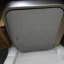EKO Hudson Matte Stainless 75 Liter/20 Gallon Step Trash Can with Rear Trash Bag Storage Compartment