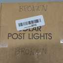 Solar Post Cap Lights Outdoor, 2 Mode Bright Solar Post Lights Outdoor Waterproof Fence Post Cap Lights, Outdoor Post Lights Solar Powered Deck Light for 4x4 4.5x4.5 5x5 Posts, 2 Pack