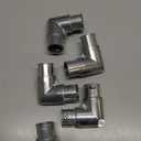 3/4 Inch EMT to EMT 90 Degree Inside Corner Pulling Elbows, EMT Conduit Fittings Set Screw; Electrical Metallic Tube Kit Die Cast Zinc Elbow Capped Corner Coupling (5 Pack)