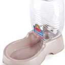 Automatic Gravity Pet Waterer for Cat & Dog - Non-Skid & Easy-Clean Auto Replenish Water Dispenser Drinking Bowl