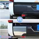 Car Rear Bumper Protector Guard Cover Compatible with Toyota Tundra 2022-2026, Pickup Rear Side Bumper Corner Guard Edge Protection Anti-Collision Corners Patch Trim Covers ABS Exterior Accessories