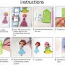 Diamond Art Kits for Kids & Girls & Boys, Arts & Crafts for Kids Ages 4-8,Craft Kits for Ages 8-12, Mosaics Bead Art,Painting Kits,Princess Gem Art Kits for Grils Boy Birthday Party Gift Toy
