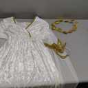 Women's Greek Goddess Costume Set Toga Dress Roman Nobility Halloween Cosplay Outfit (Medium)