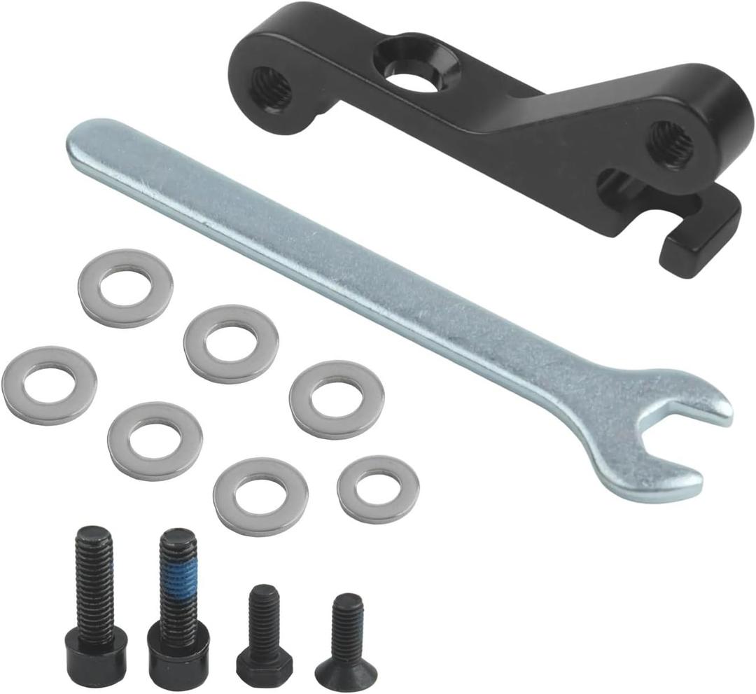 Brake Caliper Mounting Adapter Fit For IS Style Brake Mounts To Flat Mount, Wrench And Hardware Set, Rear Work With 160Mm Disks, Front for 180mm disks