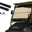 Golf Cart Windshield for EZGO/Club Car DS/Precedent/Yamaha Gas & Electric Models, 5MM Thicken Foldable, Tinted UV Protection and Impact Resistant Acrylic