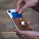 PureGear Mag AirTag Wallet, Magnetic Wallet with Protective AirTag Holder for iPhone 17/16/15/14/13/12 Series, MagSafe Compatible, Holds Up to 8 Cards, Slim Minimalist, AirTagNot Included (Chestnut)