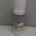 CHIHUT 12"x472" White and Gold Wallpaper Stick and Peel Simple Waterproof Self Adhesive Grasscloth Contact Paper Faux Linen Striped Wallpaper Roll Vinyl Wall Paper for Bedroom Bathroom Wall Covering