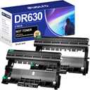 DR630 Drum (Not Toner) - Replacement Compatible for Brother DR-630 Drum Unit for Brother HL-L2300D HL-L2340DW HL-L2360DW HL-L2380DW DCP-L2540DW DCP-L2540DW MFC-L2705DW MFC-L2707DW Printer (2 Black