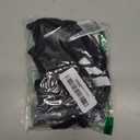 adidas Women's 3 Stripes Active Essentials Cotton Triangle Wrap Bralette (Medium, Black)