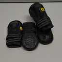 XSY&G Dog Boots,Waterproof Dog Shoes,Dog Booties with Reflective Rugged Anti-Slip Sole and Skid-Proof,Outdoor Dog Shoes for Medium to Large Dogs 4Pcs-Size5 (Size 5:2.7''x2.2'')(L*W) for 41-60 lbs, Black)