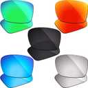 5 Pairs of Polarized Lenses Replacement Compatible with Oakley Sliver OO9262 Sunglasses - Combo Pack