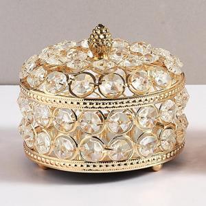 Jewelry Box Rhinestone Trinket Organizer Storage Case