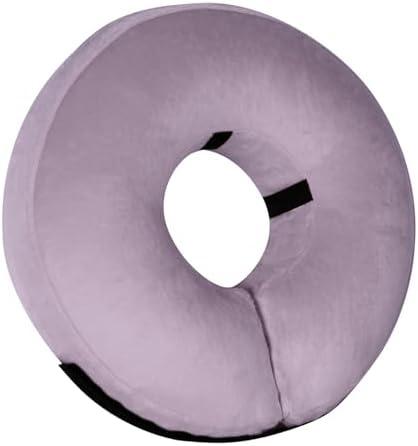 Tonqixope Inflatable Dog Cone Collar-Soft Protective Cone for Dogs After Surgery,Dog Donut Collar for Large Medium Small Dogs and Cats (Purple Gray,Large)