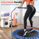 BCAN SP2 40" Foldable Mini Rebounder Trampoline for Adults, Blue