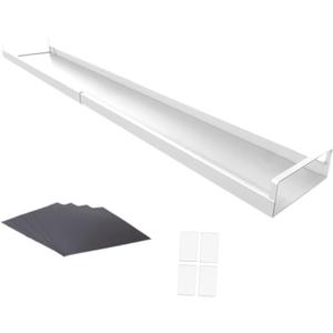 over The Stove Spice Rack Shelf, Adjustable Oven Shelf Spice Rack for Kitchen Stove, White