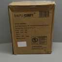 Simpli Comfy Inflatable 18 Queen Air Mattress with Built in Pump Self Inflating Blow Up Durable Heavy Duty Stay Firm Comfortable Air Bed Elevated for Home Guest Travel Relocate Camping