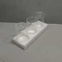 Clear Glass Shades Replacements 3Pack Shade Cover Globes for Light Fixtures