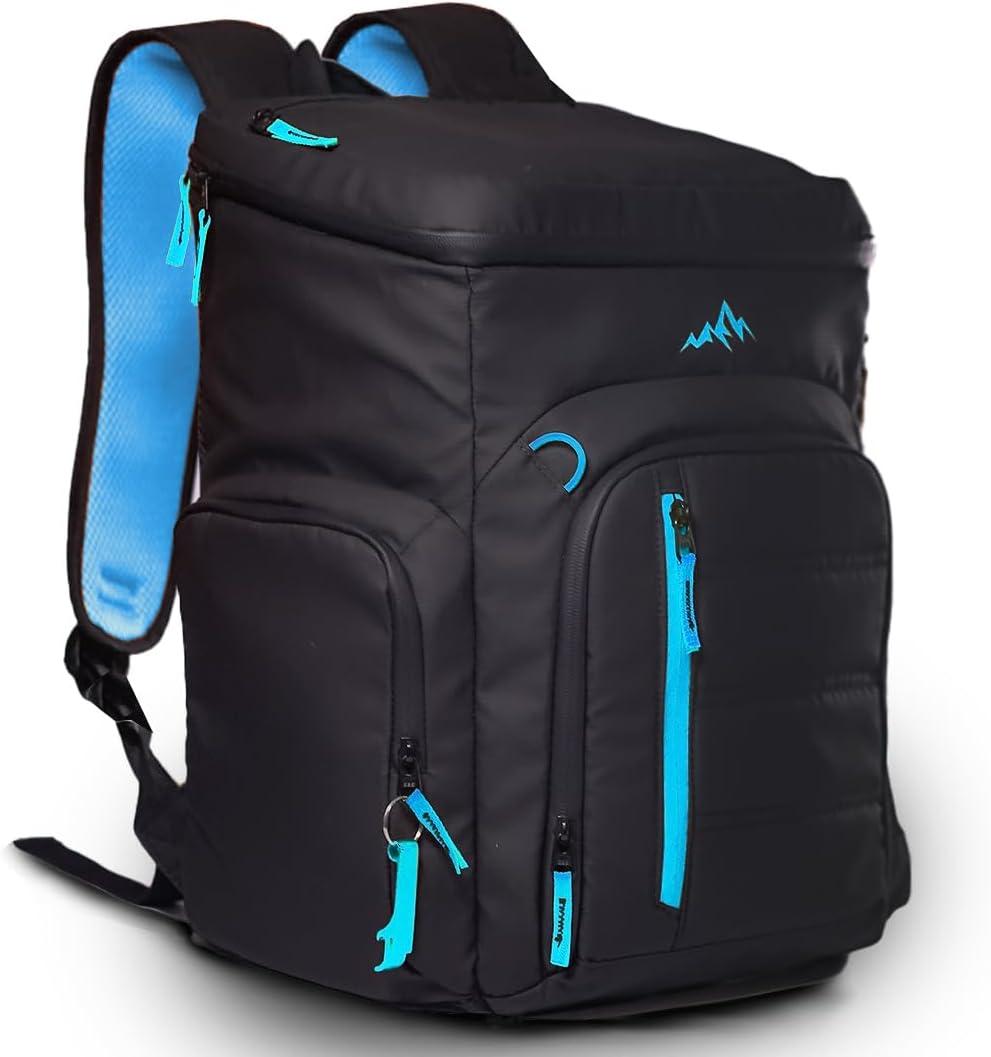 Cooler Backpack Insulated Waterproof 22 Hours Cold, Backpack Coolers Insulated Leak Proof Holds 56cans, Lightweight & Portable Ice Chest - Camping Beach, Ice Chest Cooler Leakproof