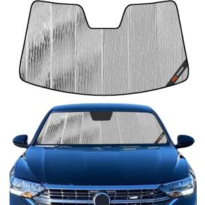 Pigenius Windshield Sunshade for Volkswagen Jetta 2019-2026 with Rearview Mirror Camera - AstraGuard
