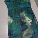 MEROKEETY Women's 2025 Summer Tie Dye Midi Dress Sleeveless Casual Stretchy Mesh Boho Beach Sundress, Green, Medium