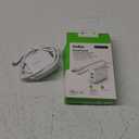 Belkin 24W Dual Port USB Wall Charger - Lightning Cable Included - iPhone Charger Fast Charging - USB Charger Block for Power Bank, iPhone 14, iPhone 13, iPhone 12, iPhone 11, iPad Pro, Samsung & more