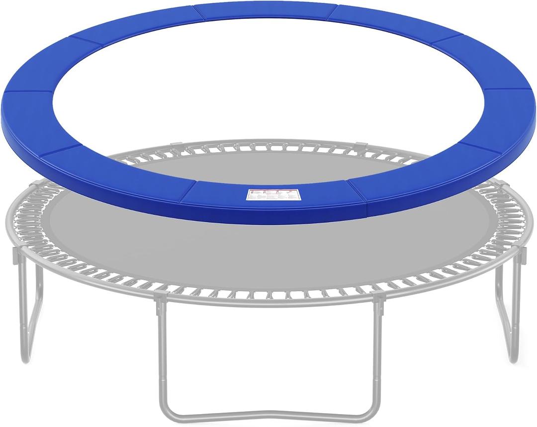 SONGMICS Replacement Trampoline Safety Pad Mat, 12ft  Standard Size, Spring Cover, UV-Resistant, Tear-Resistant, Edge Protection