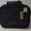 EMPSIGN Rolling Briefcase Laptop Bag,17.3" Computer bag with wheels, Water Repellent Travel Roller Underseat Bag with RFID Blocking Pocket,Rolling Work Bags for women/men -Black