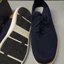 VILOCY Men's Fashion Dress Sneakers Casual Walking Shoes Business Oxfords Comfortable Breathable Lightweight Tennis (10 Wide, Navy)