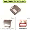 ABS Rear Center Console Air Vent AC Vents Cover Trim for Tesla Model 3 & Model Y 2017-2021 (Pear Wood Grain)