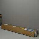 LazBlinds No Tools No Drill Cordless Bamboo Roman Shades, Light Filtering Window Treatment, Roll Up Bamboo Blinds for Window 34'' W x 64'' H, Brown