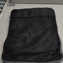 Meowoo 7 Set Compression Packing Cubes for Travel, Durable Ripstop Mesh Suitcase Organizer with Shoe Bag, Ultralight & Expandable Space Saver Travel Cubes (Black)