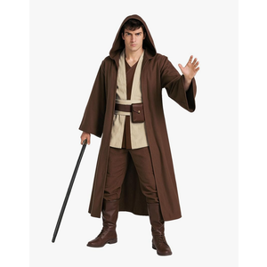 Morph Star Fantasy Hooded Robe Costume For Men, Space Cosplay Tunic Cloak, Halloween Costumes For Men XL