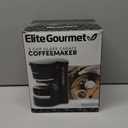 Elite Gourmet EHC-5055 Automatic 5-Cup Brew & Drip Coffee Maker with Pause N Serve Reusable Filter, On/Off Switch, Water Level Indicator